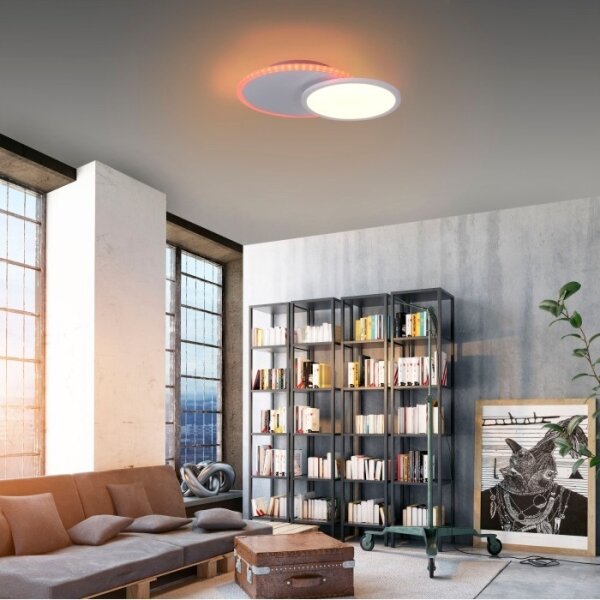 Leuchten Direkt 11662-16 - LED RGB Stmívatelné svítidlo ARENDA LED/21W/230V + DO