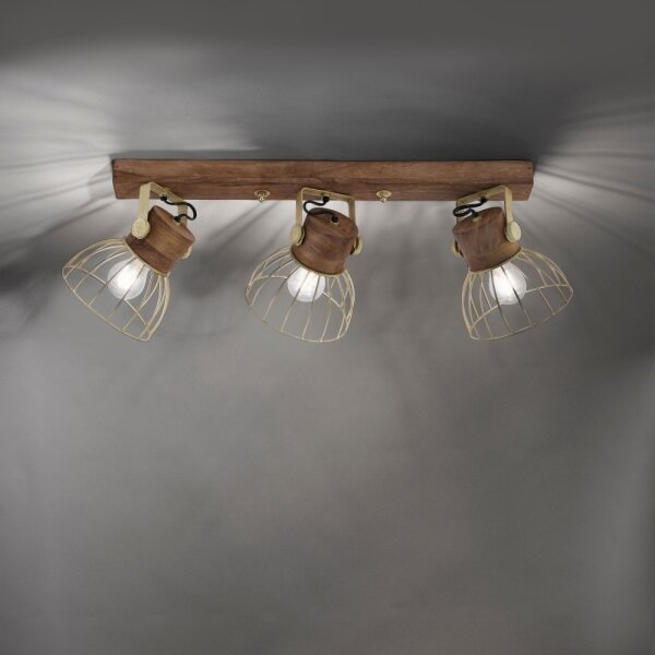 Leuchten Direkt 11488-60 - Bodové svítidlo ALAMI 3xE27/25W/230V