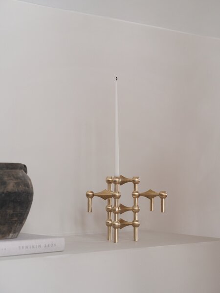 Svícen STOFF Nagel Brushed Brass SN166