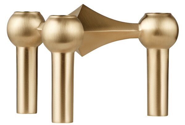 Svícen STOFF Nagel Brushed Brass SN166