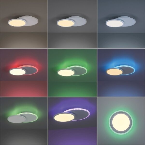 Leuchten Direkt 11662-16 - LED RGB Stmívatelné svítidlo ARENDA LED/21W/230V + DO