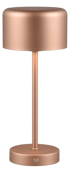 LED stmívatelná stolní lampa v měděné barvě (výška 30 cm) Jeff – Reality