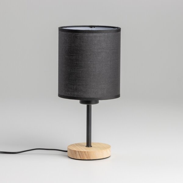 Brilagi - Stolní lampa NUBILA WOOD 1xE27/25W/230V dub/černá