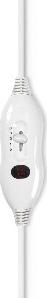 Nedis PEBL110CWT2 - Elektrická vyhřívací deka pro dvě osoby 120W/230V 160x140 cm