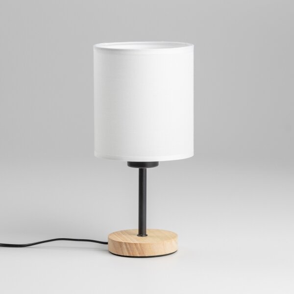 Brilagi - Stolní lampa NUBILA WOOD 1xE27/25W/230V dub/bílá