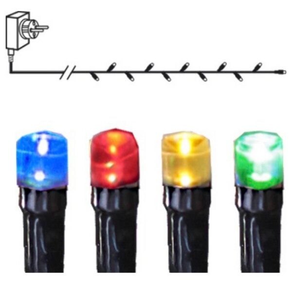 Eglo 410713 - LED Venkovní řetěz SERIE LED 160xLED 26m IP44 multicolor