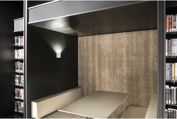 BIG WHITE SLV QUAD 1 XL, nástěnné svítidlo, LED, 3000K, IP44, hranaté, bílé, 3,2 W 232431
