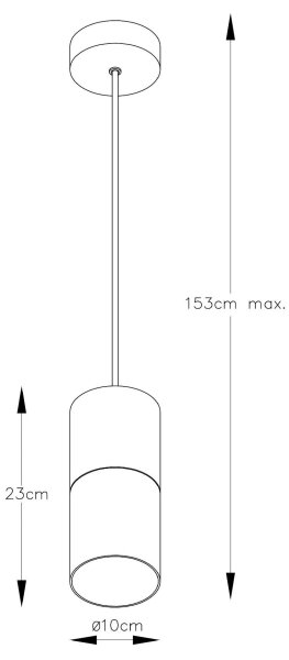 Lucide 74410/01/62 - Lustr na lanku ZINO 1xE27/60W/230V hnědá
