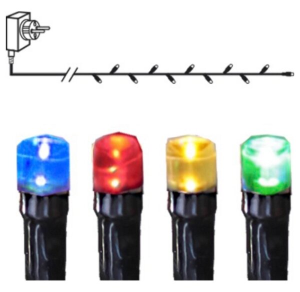 Eglo 410713 - LED Venkovní řetěz SERIE LED 160xLED 26m IP44 multicolor