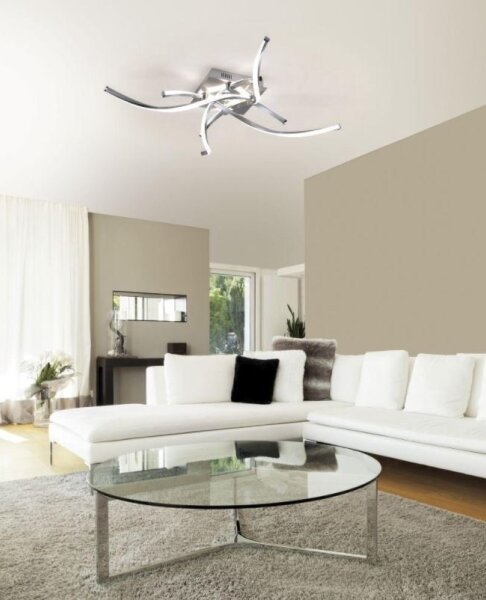 Paul Neuhaus 9144-55 - LED Stmívatelný přisazený lustr POLINA LED/27W/230V