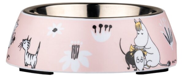 Muurla Miska pro psy Moomin Pets S, růžová