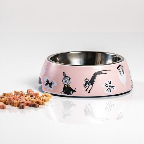Muurla Miska pro psy Moomin Pets S, růžová