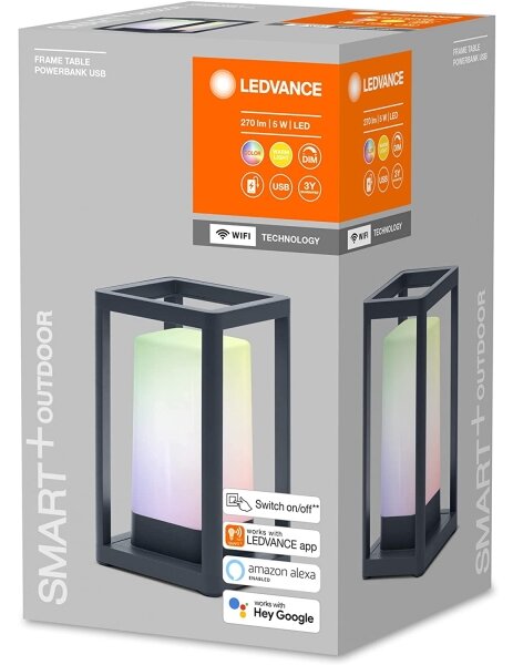 Ledvance - LED RGBW Stmívatelná venkovní lampa s power bankou LED/5W/230V Wi-Fi