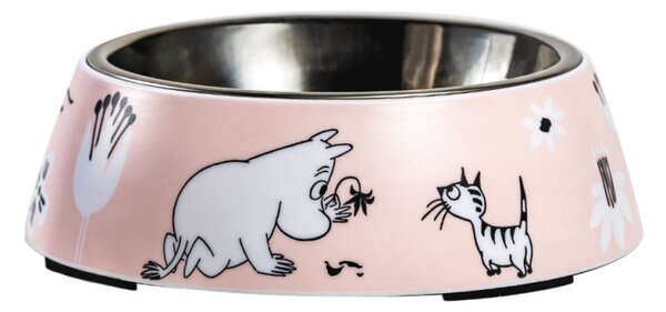 Muurla Miska pro psy Moomin Pets S, růžová