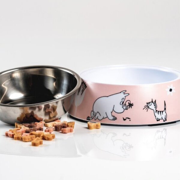 Muurla Miska pro psy Moomin Pets S, růžová