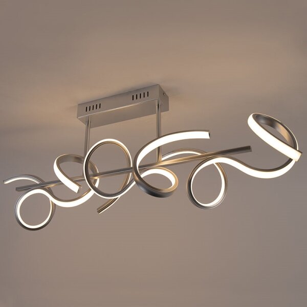 Leuchten Direkt 19032-21 - LED Stmívatelný přisazený lustr CURLS LED/25,8W/230V