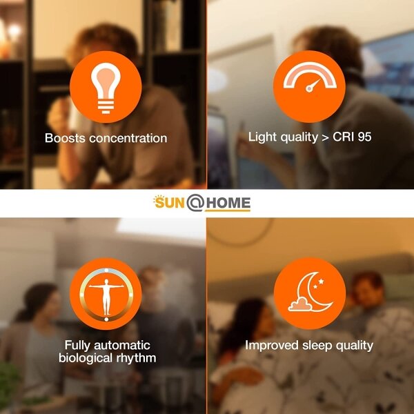 Ledvance - LED Stmívatelná lampa SUN@HOME LED/36W/230V 2200-5000K CRI 95 Wi-Fi