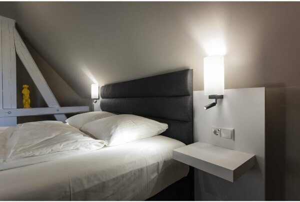BIG WHITE SLV QUADRASS SPOT Indoor, nástěnné svítidlo s LED Spotem a objímkou E27, černé 1003428