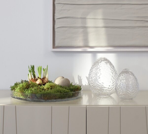 COOEE Design Skleněný podnos Gry Clear - 28 cm CED438