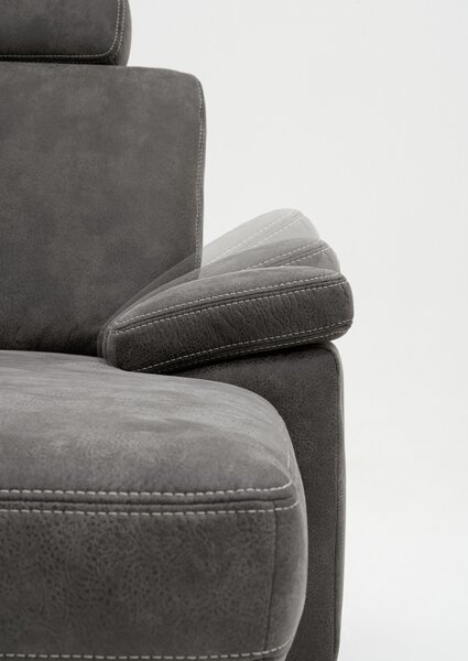 SEDACÍ SOUPRAVA, textil, šedá Beldomo System - Sedací soupravy