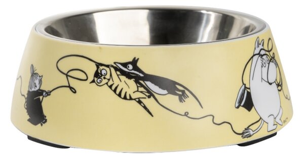 Muurla Miska pro psy Moomin Pets M, žlutá