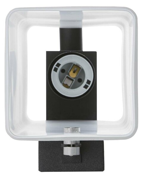 BIG WHITE SLV QUADRASS SPOT Indoor, nástěnné svítidlo s LED Spotem a objímkou E27, černé 1003428