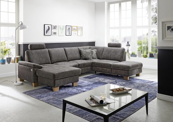 SEDACÍ SOUPRAVA, textil, šedá Beldomo System - Sedací soupravy