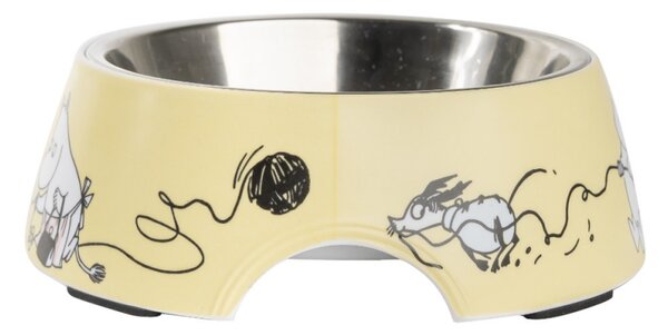 Muurla Miska pro psy Moomin Pets M, žlutá