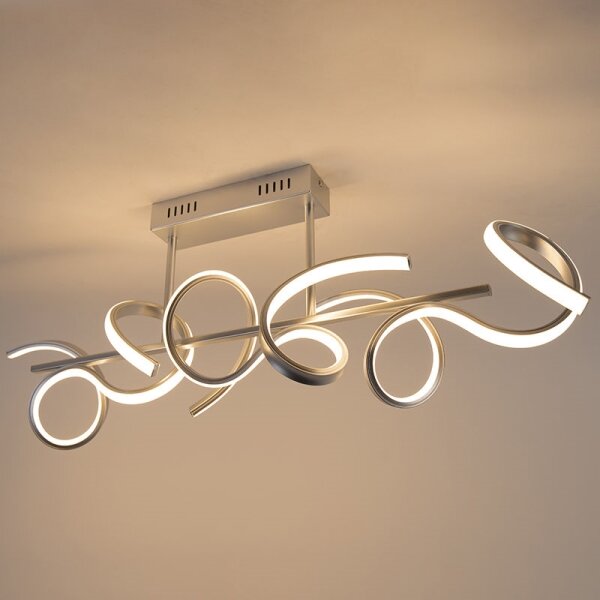 Leuchten Direkt 19032-21 - LED Stmívatelný přisazený lustr CURLS LED/25,8W/230V