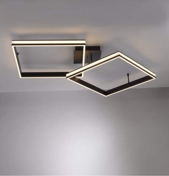 Leuchten Direkt 14700-18- LED Stmívatelný přisazený lustr ELIS 2xLED/19W/230V+DO