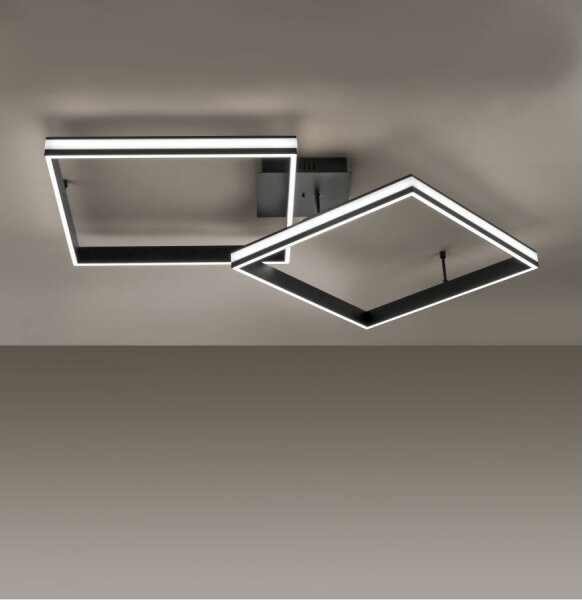 Leuchten Direkt 14700-18- LED Stmívatelný přisazený lustr ELIS 2xLED/19W/230V+DO