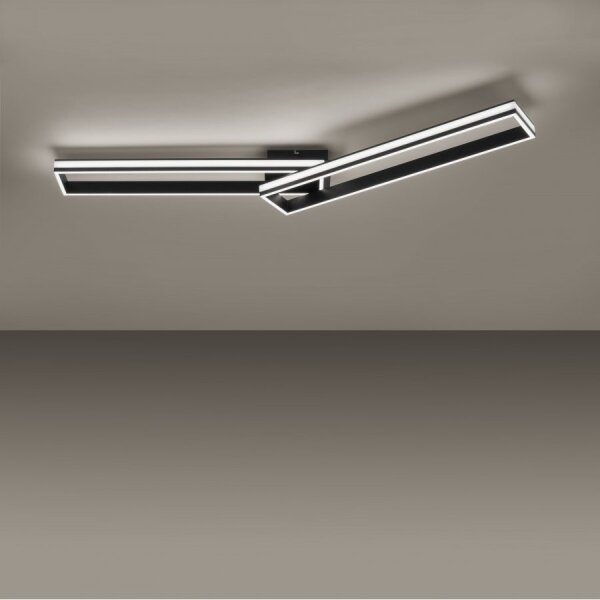 Leuchten Direkt 14701-18- LED Stmívatelný přisazený lustr ELIS 2xLED/19W/230V+DO