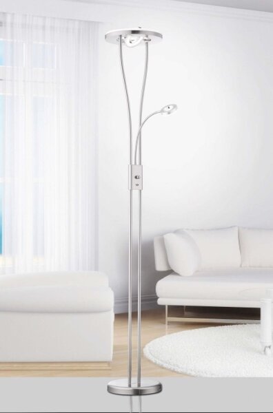 Leuchten Direkt 11778-55-LED Stmívatelná lampa HELIA LED/16,8W/230V + 2xLED/3,8W