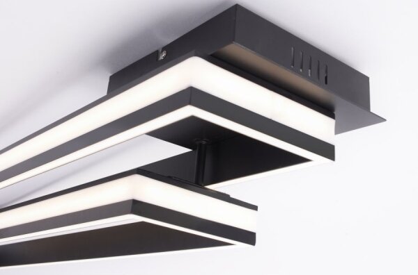 Leuchten Direkt 14701-18- LED Stmívatelný přisazený lustr ELIS 2xLED/19W/230V+DO