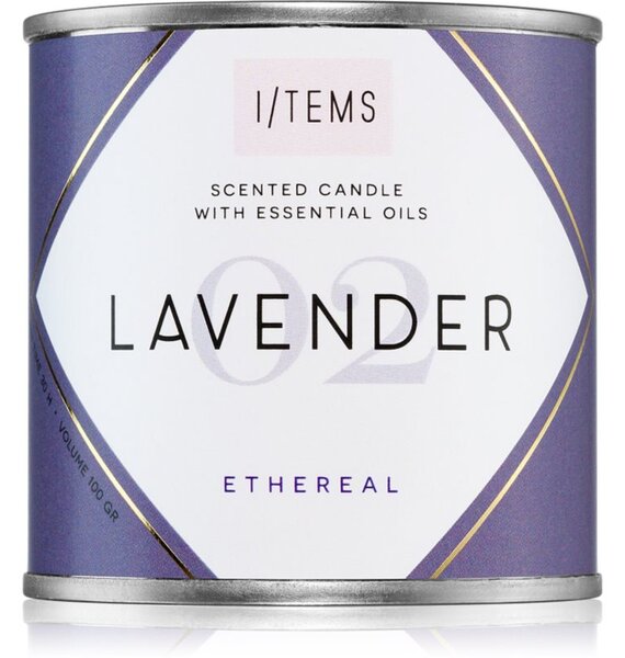 I/TEMS Essential 02 / Lavender vonná svíčka 100 g
