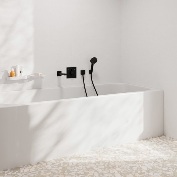 Hansgrohe DuoTurn E Baterie pod omítku pro 2 spotřebiče, matná černá 75417670