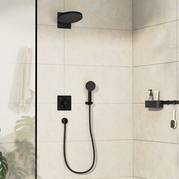 Hansgrohe DuoTurn E Baterie pod omítku pro 2 spotřebiče, matná černá 75417670