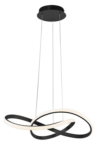 Leuchten Direkt 15402-18-LED Stmívatelný lustr na lanku MARIA LED/25W/230V černá