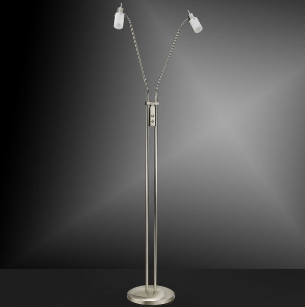 Leuchten Direkt 11937-55 - LED Stojací lampa MAX LED 2xGU10/4W/230V