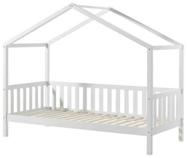 DĚTSKÁ POSTEL SE STŘÍŠKOU, 90/200 cm bílá MID.YOU - Dětské postele, Online Only