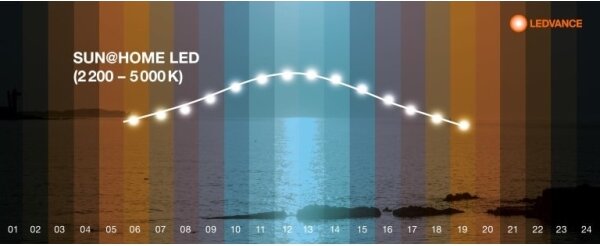 Ledvance - LED Stmívatelná lampa SUN@HOME LED/36W/230V 2200-5000K CRI 95 Wi-Fi