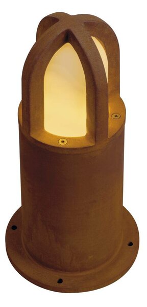 BIG WHITE SLV RUSTY CONE 40, venkovní stojací lampa, TC-DSE, IP54, kulatá, rezavé železo, pr./V 15/40 cm, max. 11 W 229431