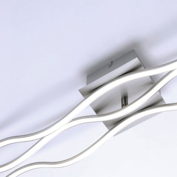 Leuchten Direkt 15167-55-LED Přisazený lustr WAWE 2xLED/12,5W/230V+LED/17W