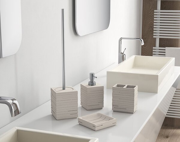 Gedy Gedy, QUADROTTO WC kartáč na postavení, tortoru, QU3366