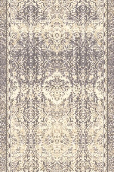 Běhoun vlněný Agnella Isfahan Temis Pískový Šíře: 80 cm