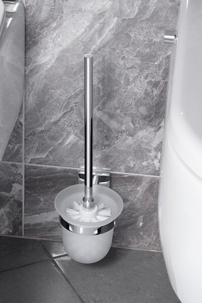 Sapho Sapho, X-SQUARE WC kartáč nástěnný, chrom, XQ301
