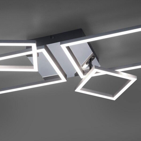 Leuchten Direkt 14030-55 - LED Přisazený lustr IVEN 2xLED/12W/230V + 2xLED/5,5W