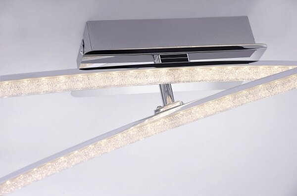 Leuchten Direkt 11292-17 - LED Přisazený lustr SIMON 2xLED/8W/230V lesklý chrom