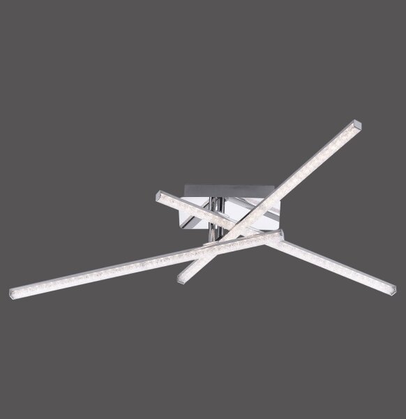 Leuchten Direkt 11293-17 - LED Přisazený lustr SIMON 3xLED/5W/230V lesklý chrom