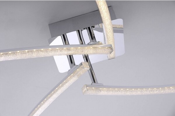 Leuchten Direkt 11291-17 - LED Přisazený lustr SIMON 4xLED/3W/230V lesklý chrom
